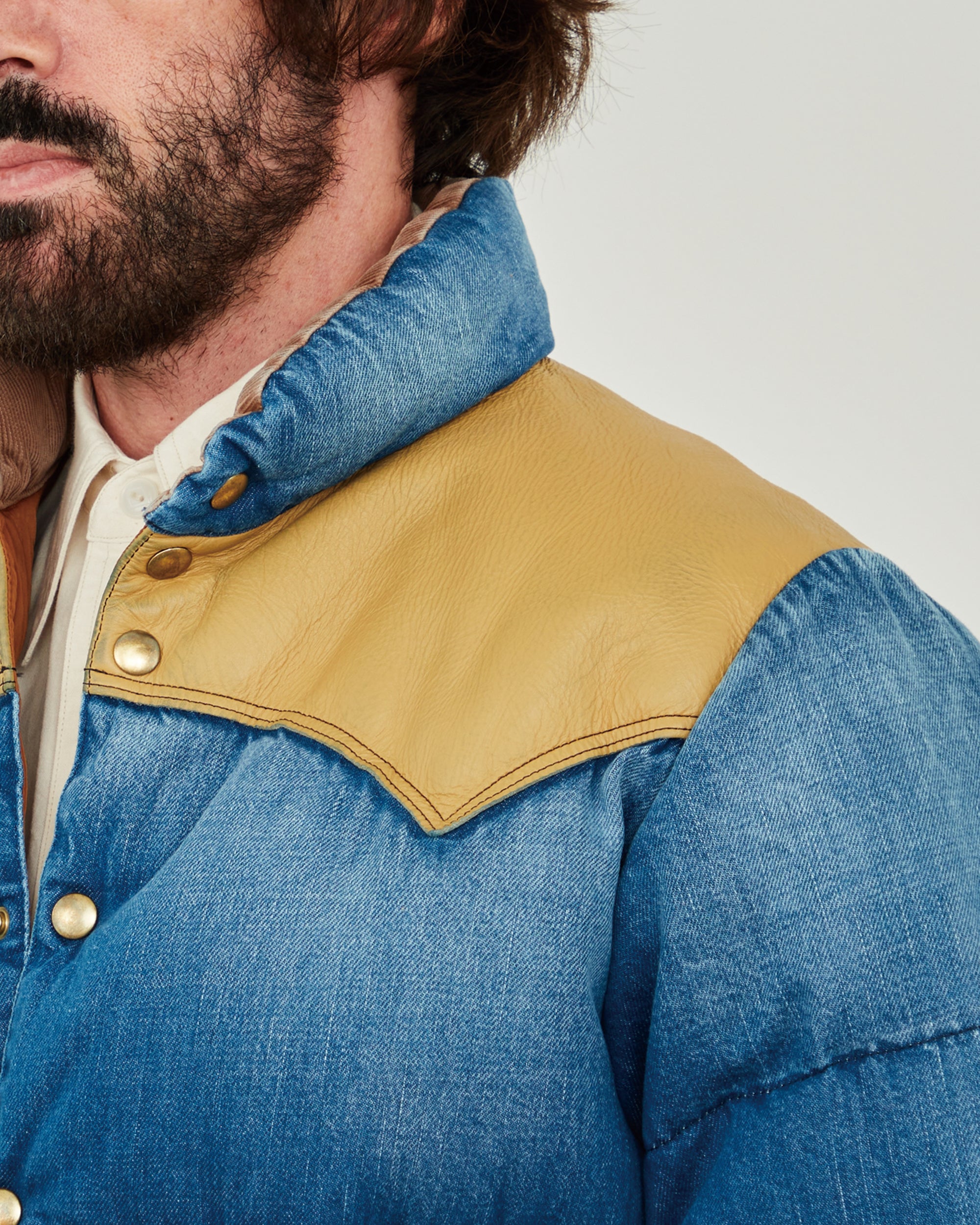 Down Jacket Denim