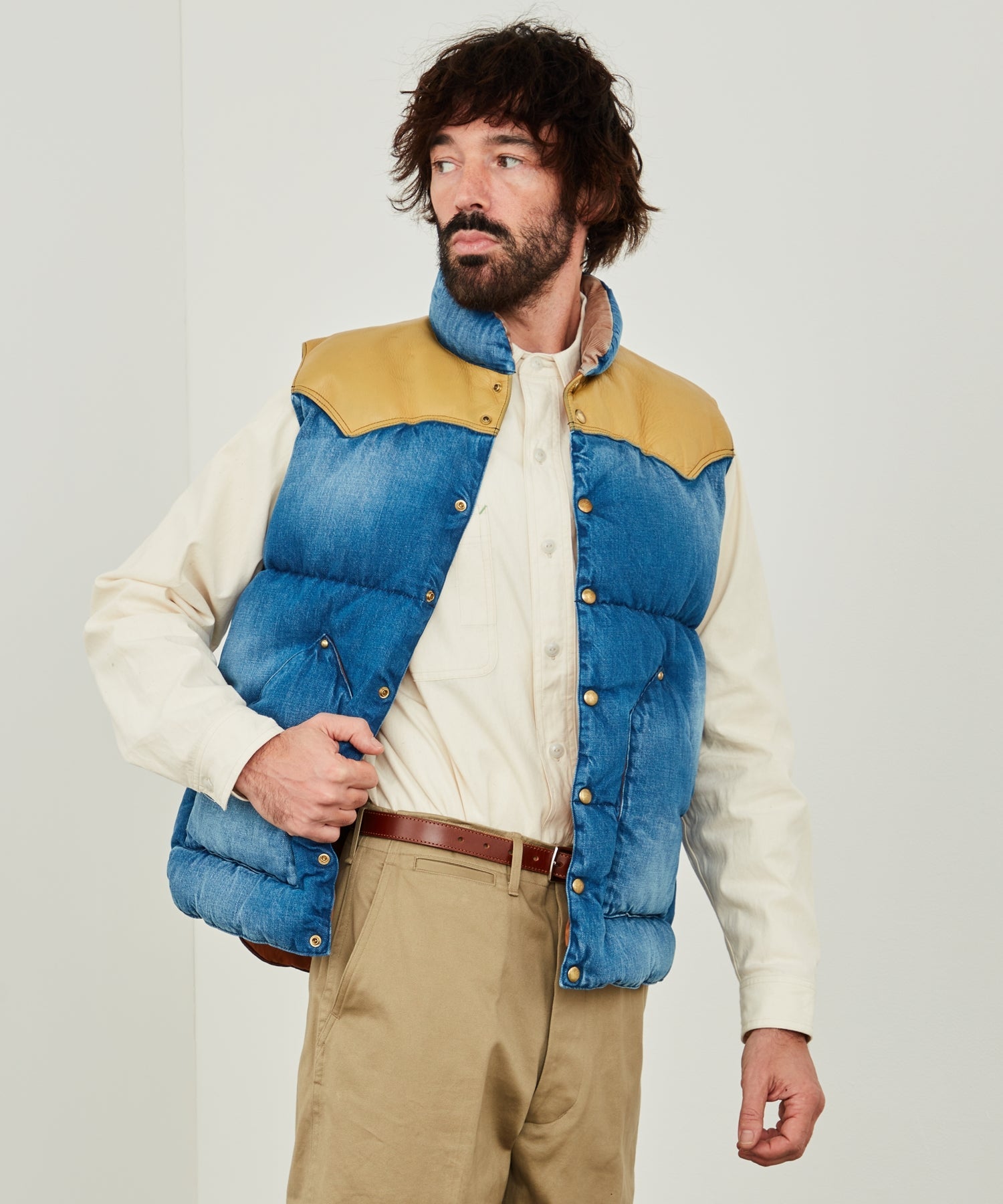 Down Vest Denim 2024AW