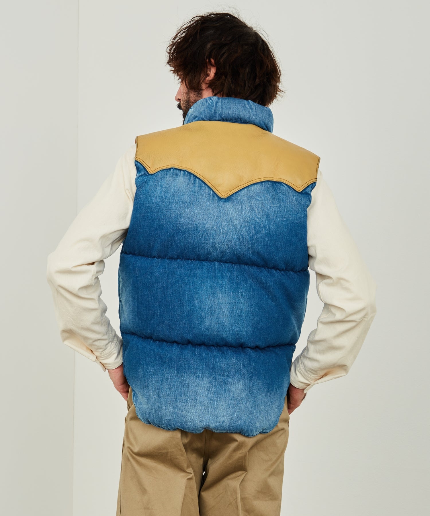 Down Vest Denim 2024AW